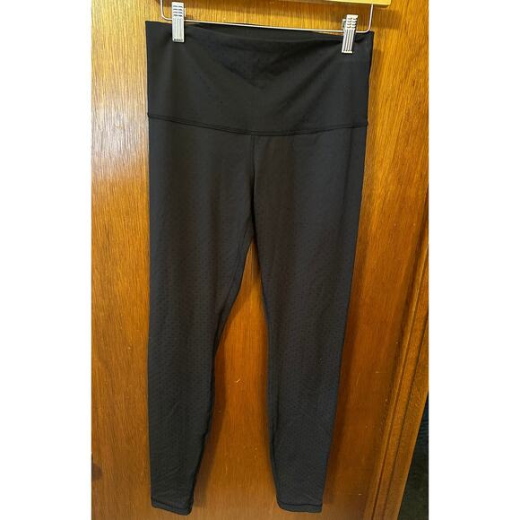 LULULEMON ALIGN BLACK DOTTED LEGGINGS; SIZE 8 - Picture 1 of 4